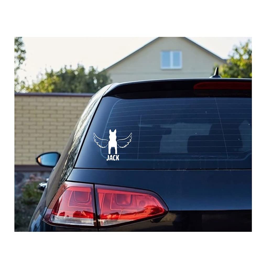 Personalized in Memory of German Shepherd Dog Decal Sticker