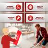 XFasten Double Sided Carpet Tape for Area Rugs 2 Inch x 30 Yards w/Mini Cutter, Residue-Free Carpet Tiles Tape, Heavy-Duty Rug Pad Gripper for Hardwood, Vinyl Flooring Underlayments, Laminate view 2