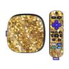 MightySkins Glossy Glitter Skin Compatible with Roku Ultra HDR 4K Streaming Media Player (2020) - Gold Chips | Protective, Durable High-Gloss Glitter Finish | Easy to Apply | Made in The USA view 1
