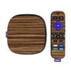 MightySkins Skin Compatible with Roku Ultra HDR 4K Streaming Media Player (2020) - Dark Zebra Wood | Protective, Durable, and Unique Vinyl Decal wrap Cover | Easy to Apply | Made in The USA view 1