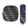 MightySkins Glossy Glitter Skin Compatible with Roku Ultra HDR 4K Streaming Media Player (2020) - Black Argyle | Protective, Durable High-Gloss Glitter Finish | Easy to Apply | Made in The USA view 1