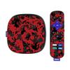 MightySkins Skin Compatible with Roku Ultra HDR 4K Streaming Media Player (2020) - Red Modern Camo | Protective, Durable, and Unique Vinyl Decal wrap Cover | Easy to Apply | Made in The USA view 1