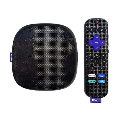 MightySkins Skin Compatible with Roku Ultra HDR 4K Streaming Media Player (2020) - Ripped | Protective, Durable, and Unique Vinyl Decal wrap Cover | Easy to Apply, Remove, | Made in The USA