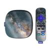 MightySkins Glossy Glitter Skin Compatible with Roku Ultra HDR 4K Streaming Media Player (2020) - Galactic Landscape | Protective, Durable High-Gloss Glitter Finish | Easy to Apply | Made in The USA view 1