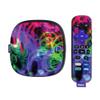 MightySkins Skin Compatible with Roku Ultra HDR 4K Streaming Media Player (2020) - Neon Splatter | Protective, Durable, and Unique Vinyl Decal wrap Cover | Easy to Apply | Made in The USA view 1