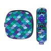 MightySkins Skin Compatible with Roku Ultra HDR 4K Streaming Media Player (2020) - Blue Scales | Protective, Durable, and Unique Vinyl Decal wrap Cover | Easy to Apply | Made in The USA view 1
