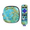 MightySkins Glossy Glitter Skin Compatible with Roku Ultra HDR 4K Streaming Media Player (2020) - Teal Marble | Protective, Durable High-Gloss Glitter Finish | Easy to Apply | Made in The USA view 1
