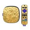 MightySkins Skin Compatible with Roku Ultra HDR 4K Streaming Media Player (2020) - Gold Tiles | Protective, Durable, and Unique Vinyl Decal wrap Cover | Easy to Apply | Made in The USA view 1
