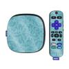 MightySkins Glossy Glitter Skin Compatible with Roku Ultra HDR 4K Streaming Media Player (2020) - Baby Blue Jacquard | Protective, Durable High-Gloss Glitter Finish | Easy to Apply | Made in The USA view 1