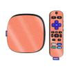 MightySkins Glossy Glitter Skin Compatible with Roku Ultra HDR 4K Streaming Media Player (2020) - Solid Salmon | Protective, Durable High-Gloss Glitter Finish | Easy to Apply | Made in The USA view 1