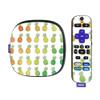 MightySkins Glossy Glitter Skin Compatible with Roku Ultra HDR 4K Streaming Media Player (2020) - Rainbow Pineapples | Protective, Durable High-Gloss Glitter Finish | Easy to Apply | Made in The USA view 1