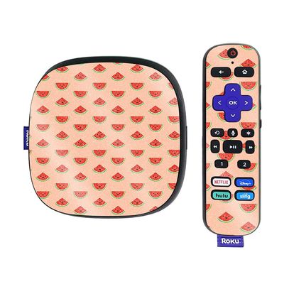 MightySkins Glossy Glitter Skin Compatible with Roku Ultra HDR 4K Streaming Media Player (2020) - Sweet Watermelons | Protective, Durable High-Gloss Glitter Finish | Easy to Apply | Made in The USA