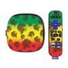 MightySkins Skin Compatible with Roku Ultra HDR 4K Streaming Media Player (2020) - Rasta Lion | Protective, Durable, and Unique Vinyl Decal wrap Cover | Easy to Apply | Made in The USA view 1