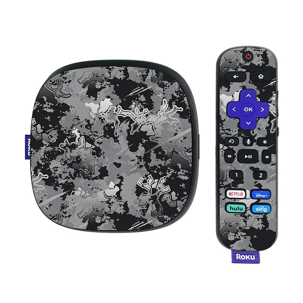 MightySkins Skin Compatible with Roku Ultra HDR 4K Streaming Media Player (2020) - Viper Urban | Protective, Durable, and Unique Vinyl Decal wrap Cover | Easy to Apply | Made in The USA