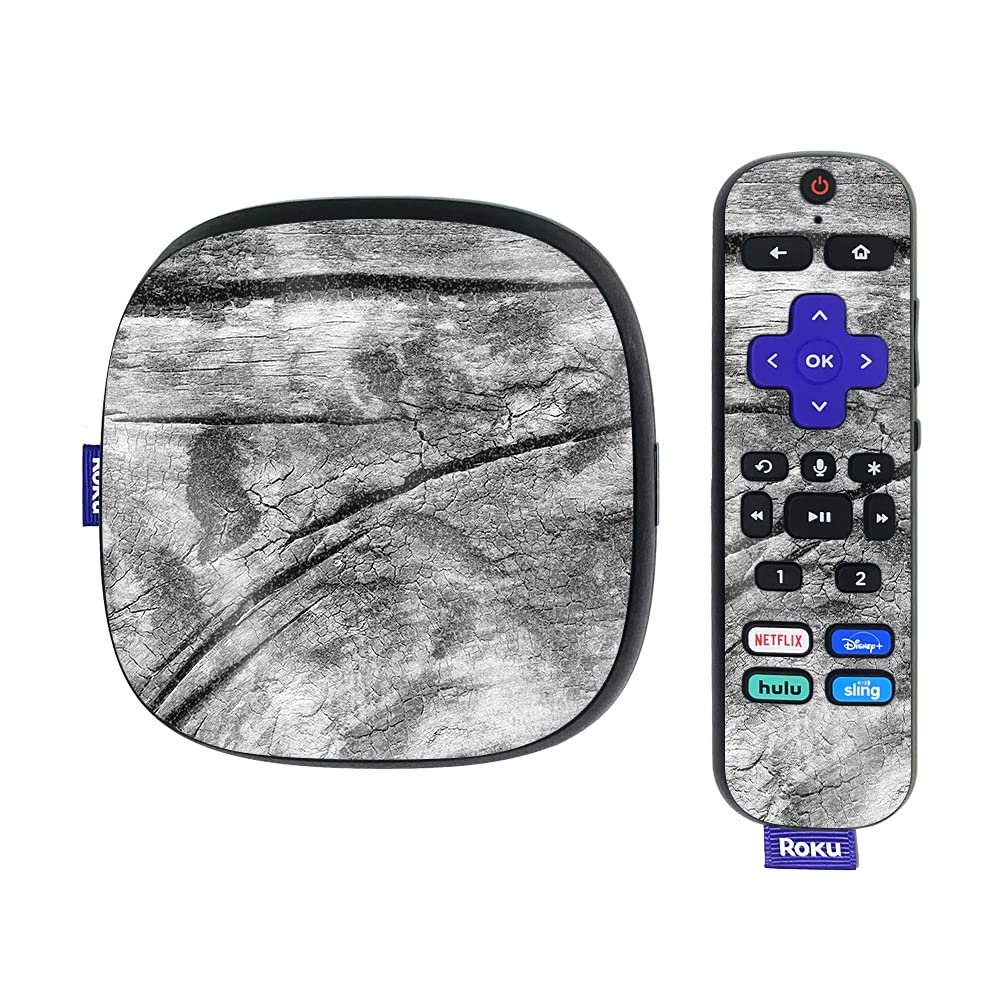 MightySkins Glossy Glitter Skin Compatible with Roku Ultra HDR 4K Streaming Media Player (2020) - Dead Wood | Protective, Durable High-Gloss Glitter Finish | Easy to Apply | Made in The USA