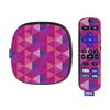 MightySkins Skin Compatible with Roku Ultra HDR 4K Streaming Media Player (2020) - Pink Kaleidoscope | Protective, Durable, and Unique Vinyl Decal wrap Cover | Easy to Apply | Made in The USA view 1