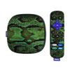 MightySkins Skin Compatible with Roku Ultra HDR 4K Streaming Media Player (2020) - Green Serpent | Protective, Durable, and Unique Vinyl Decal wrap Cover | Easy to Apply | Made in The USA view 1
