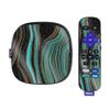 MightySkins Glossy Glitter Skin Compatible with Roku Ultra HDR 4K Streaming Media Player (2020) - Blue Canyon | Protective, Durable High-Gloss Glitter Finish | Easy to Apply | Made in The USA view 1