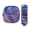 MightySkins Glossy Glitter Skin Compatible with Roku Ultra HDR 4K Streaming Media Player (2020) - Neon Palms | Protective, Durable High-Gloss Glitter Finish | Easy to Apply | Made in The USA view 1
