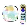 MightySkins Glossy Glitter Skin Compatible with Roku Ultra HDR 4K Streaming Media Player (2020) - Watercolor White | Protective, Durable High-Gloss Glitter Finish | Easy to Apply | Made in The USA view 1