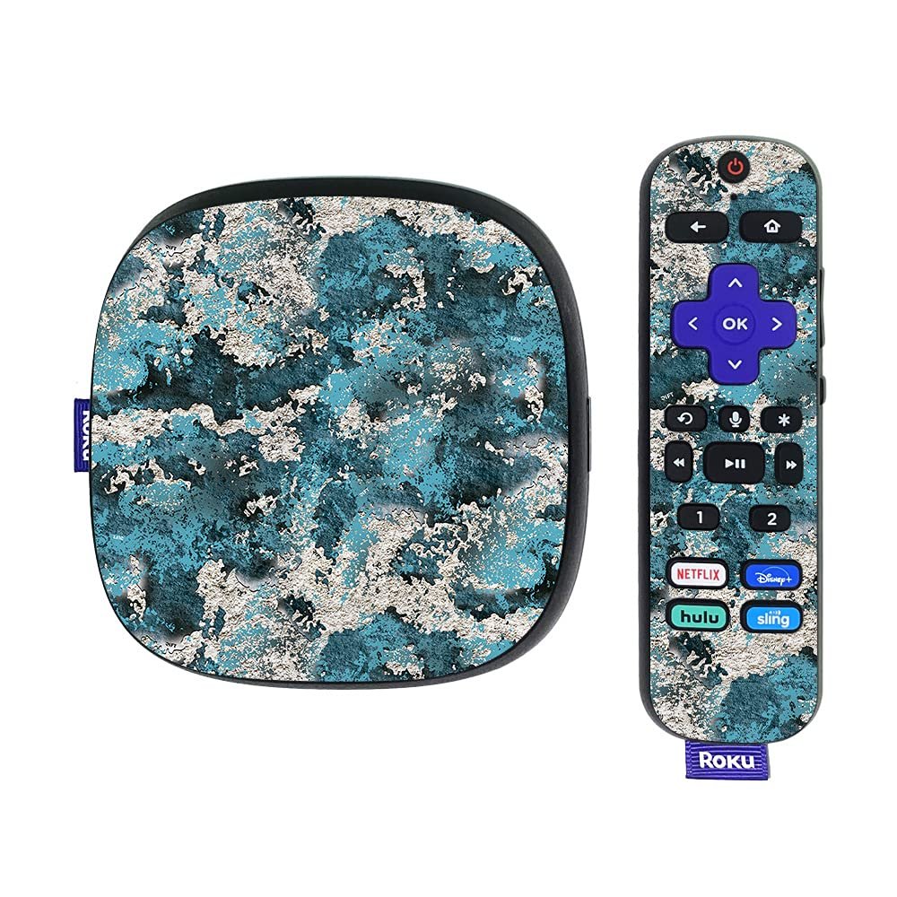 MightySkins Skin Compatible with Roku Ultra HDR 4K Streaming Media Player (2020) - Rift | Protective, Durable, and Unique Vinyl Decal wrap Cover | Easy to Apply, Remove, | Made in The USA