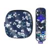 MightySkins Glossy Glitter Skin Compatible with Roku Ultra HDR 4K Streaming Media Player (2020) - White Freesia | Protective, Durable High-Gloss Glitter Finish | Easy to Apply | Made in The USA view 1