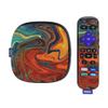 MightySkins Skin Compatible with Roku Ultra HDR 4K Streaming Media Player (2020) - Lava Water | Protective, Durable, and Unique Vinyl Decal wrap Cover | Easy to Apply | Made in The USA view 1