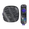 MightySkins Glossy Glitter Skin Compatible with Roku Ultra HDR 4K Streaming Media Player (2020) - Onyx Marble | Protective, Durable High-Gloss Glitter Finish | Easy to Apply | Made in The USA view 1
