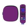 MightySkins Skin Compatible with Roku Ultra HDR 4K Streaming Media Player (2020) - Solid Purple | Protective, Durable, and Unique Vinyl Decal wrap Cover | Easy to Apply | Made in The USA view 1