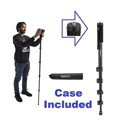 Super Duty Pro 62" Monopod with Case for Sony Alpha A6600 ILCE-6600