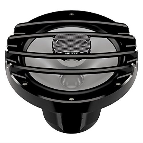 HERTZ HMX 8 S-LD RGB LED (Black) 8" 200W 4-OHM Marine Coaxial Speakers