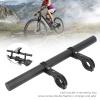 Bike Handlebar Extender, Aluminum Alloy Cycling Roll Bar with Dual Mounting Clamps for Lights Phone Holder Horns Bicycle Accessory for Mountain Road Bikes view 4