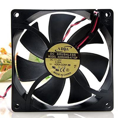 AD0924XB-A71GL 24V Fan AD0924XB-A71GL 9225 24V 0.25A 2-Wire Chassis Cooling Fan