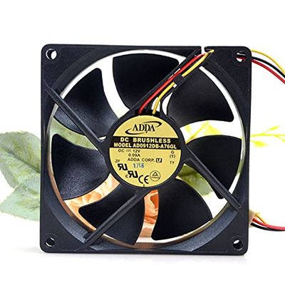 AD0912DB-A76GL 12V 90mm Fan AD0912DB-A76GL 12V 0.09A 9025 Chassis Fan