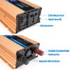 WONOOS Pure Sine Wave Power Inverter Car Converter Inverter with 2 LCD Digital Display 1 Universal Outlet 1 USB Port Power Inverter,1600wdc 24v to ac 220v view 4