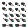 lkelyonewy BNC to Cat5e Adapter Male Connectors and Solderless Female Video Balun Connector,Screw Camera Terminal Plug for CCTV Surveillance Cable Ethernet Speaker view 1