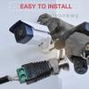 lkelyonewy BNC to Cat5e Adapter Male Connectors and Solderless Female Video Balun Connector,Screw Camera Terminal Plug for CCTV Surveillance Cable Ethernet Speaker view 2