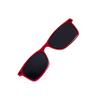 BlueDuo Cruise- Premium Square Blue Light Blocking Glasses with Magnetic Sunglass Clip On Bundle for Women and Men - Anti Eye Strain, Eye Protection - Crimson Tide view 4