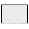 Projector Screen 60in/70in/80in/100in 4:3 HD Movie Screen Foldable Non-Crease White Projector Curtain Portable Video Projection Screens for Home Theater Outdoor Indoor,Front or Back(100 inches, 12) view 1