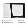 Projector Screen 60in/70in/80in/100in 4:3 HD Movie Screen Foldable Non-Crease White Projector Curtain Portable Video Projection Screens for Home Theater Outdoor Indoor,Front or Back(100 inches, 12) view 3