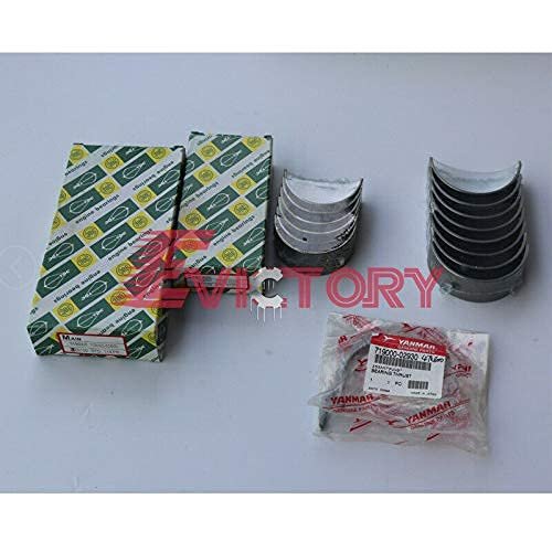 For Yanmar 3TN100 3D100 Overhaul REBUILD KIT piston + ring bearing gasket kit