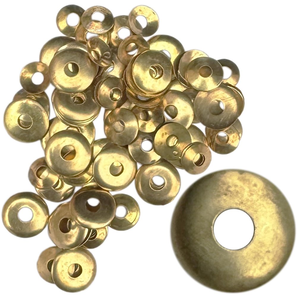 Jewellers Tools 100 Brass Domed Clock Washers (Round Hole) : Washer Mix Clockmaker Movement Repair (25)