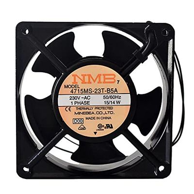 4715MS-23T-B5A 230V AC Fan 230V 15/14W 12012038mm 2-Wire Cooling Fan