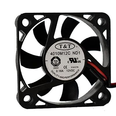 4010M12C T&T 12V 0.16A 2-Wire 4010 Cooling Fan