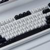 133 Keys Japanese Keycap Cherry Profile Dye Sub PBT Black and White Keycaps Set Fit for 61/64/87/104/108 Cherry Mx Switches Mechanical Keyboard view 2