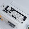 133 Keys Japanese Keycap Cherry Profile Dye Sub PBT Black and White Keycaps Set Fit for 61/64/87/104/108 Cherry Mx Switches Mechanical Keyboard view 4