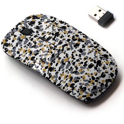 2.4G Wireless Mouse with Cute Pattern Design for All Laptops and Desktops with Nano Receiver - azzo Mosaic Pattern Design