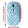 2.4G Wireless Mouse with Cute Pattern Design for All Laptops and Desktops with Nano Receiver - Dinosaurs view 2