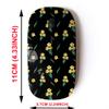 2.4G Wireless Mouse with Cute Pattern Design for All Laptops and Desktops with Nano Receiver - Daffodil Flowers view 2