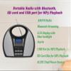 HANNLOMAX HX-510R Portable Radio, Bluetooth, USB/SD Port (Black) view 2